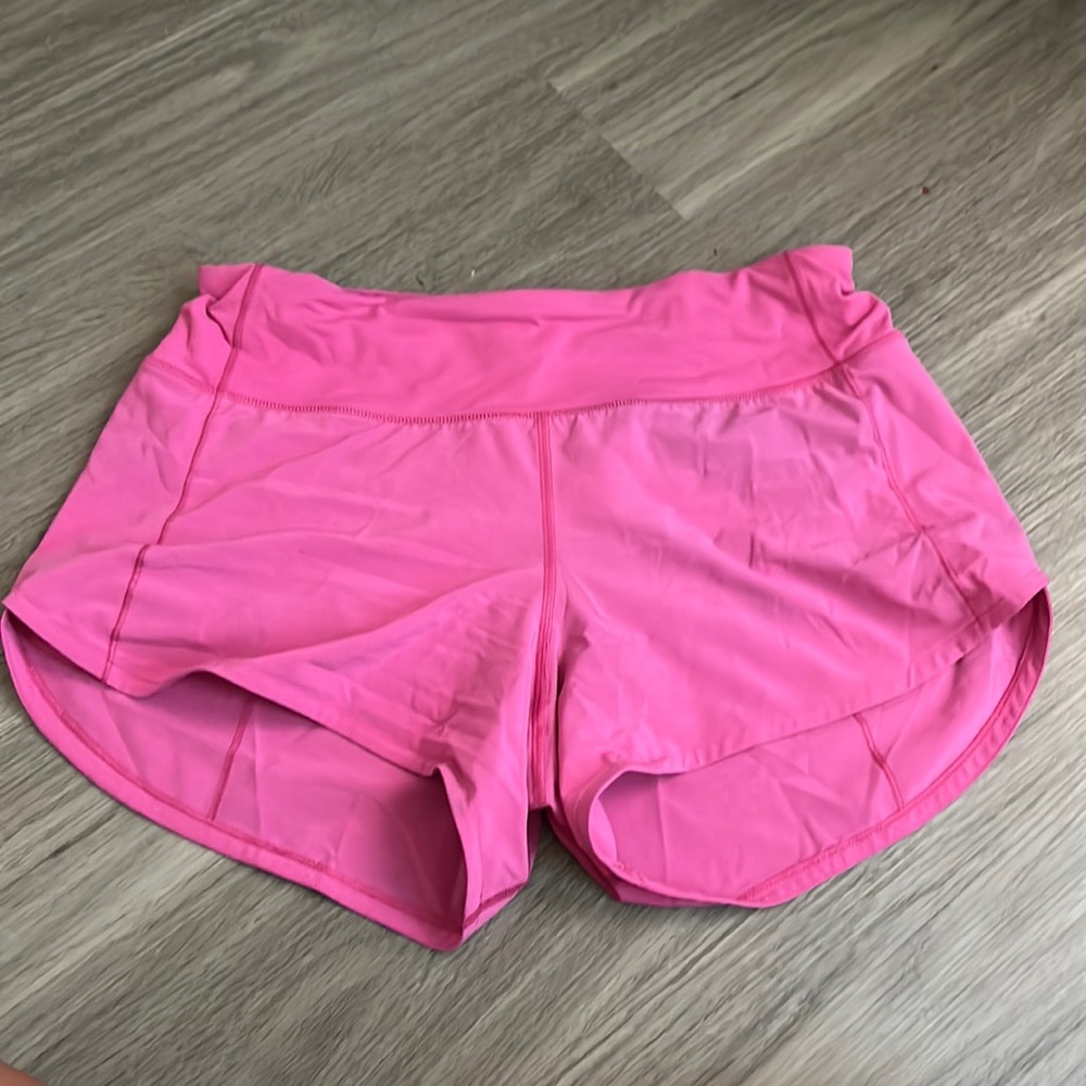 Sonic Pink Lululemon Speed Up Shorts